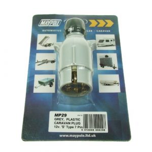 12S 7 PIN PLASTIC (GREY) PLUG DP